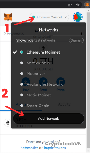 add network