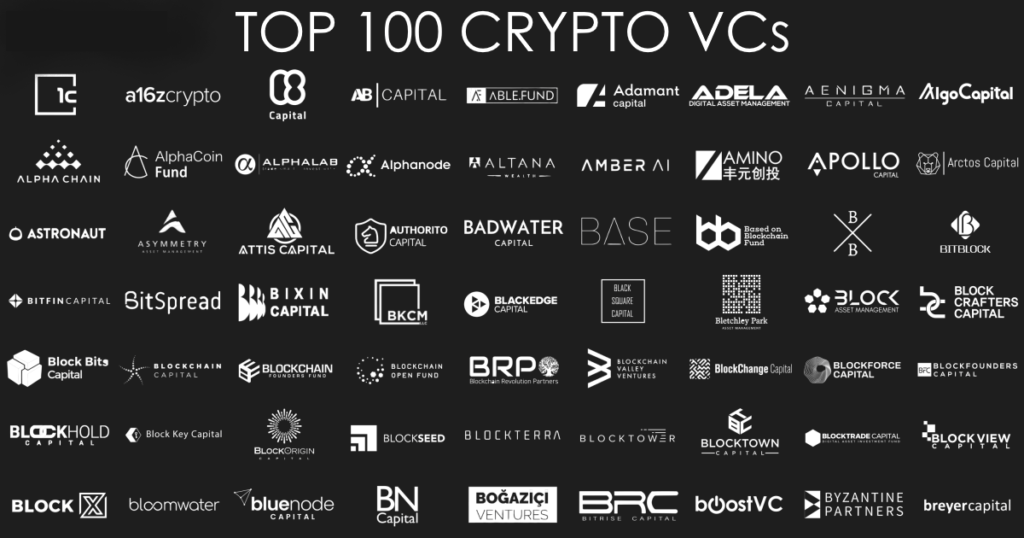 top 100 crypto vcs